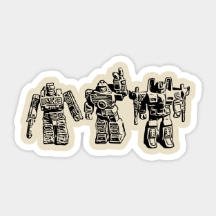 Vintage action figure Sticker